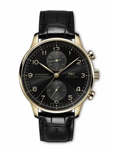 IWC Portugieser Chronograph Rose Gold / Black IW3716-25 (IW371625)